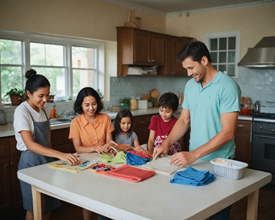 Como organizar a rotina da casa com filhos pequenos