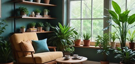 Como montar uma estante com plantas para decorar sua sala