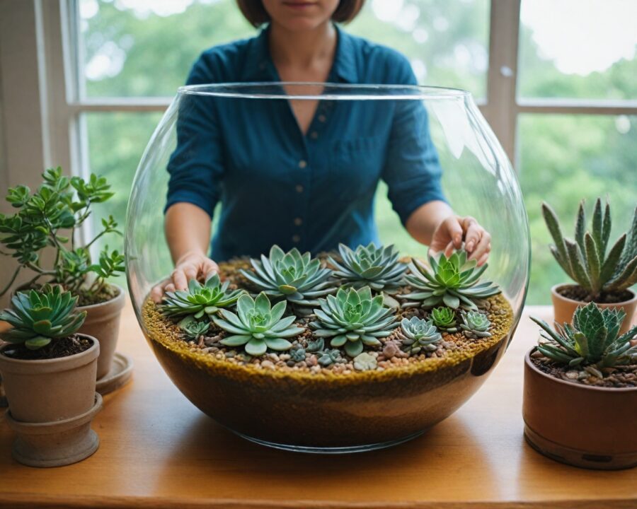 como montar um terrário de suculentas: guia completo para iniciantes
