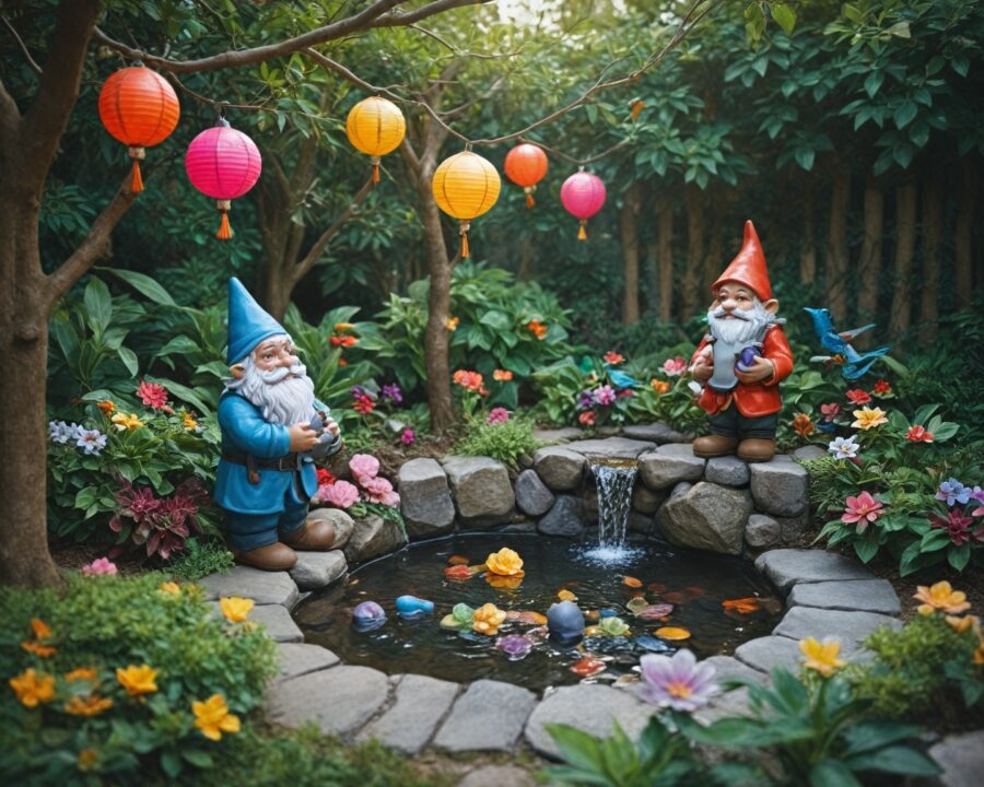 Como usar elementos decorativos para transformar seu jardim