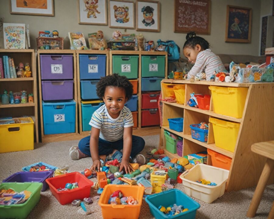 como ensinar organização para crianças de forma prática