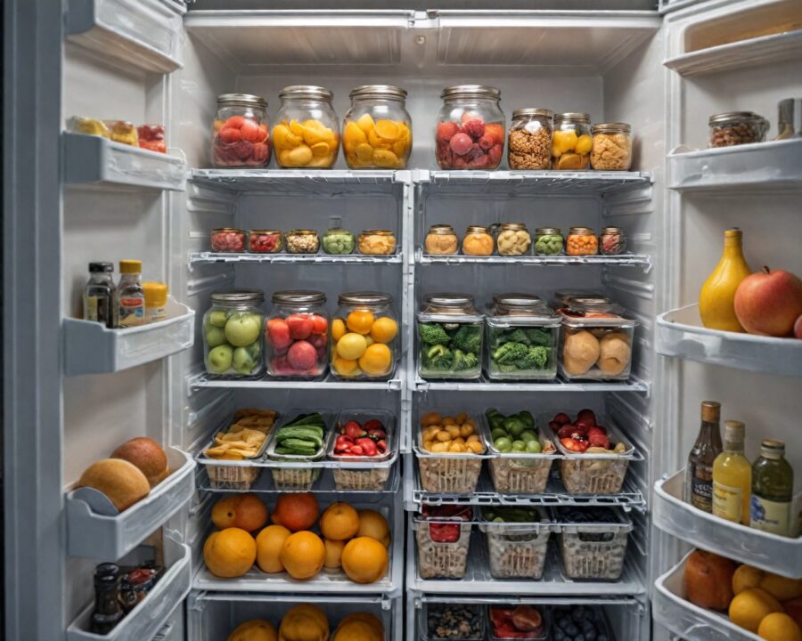 Como organizar a geladeira por setores de forma prática