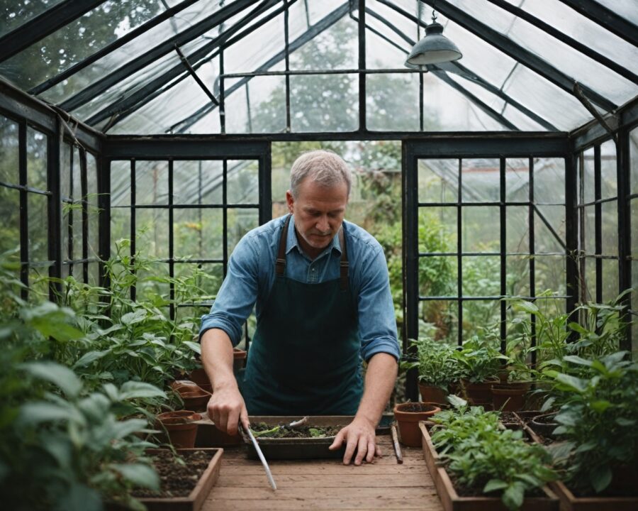 como montar uma estufa caseira para cultivo sustentável