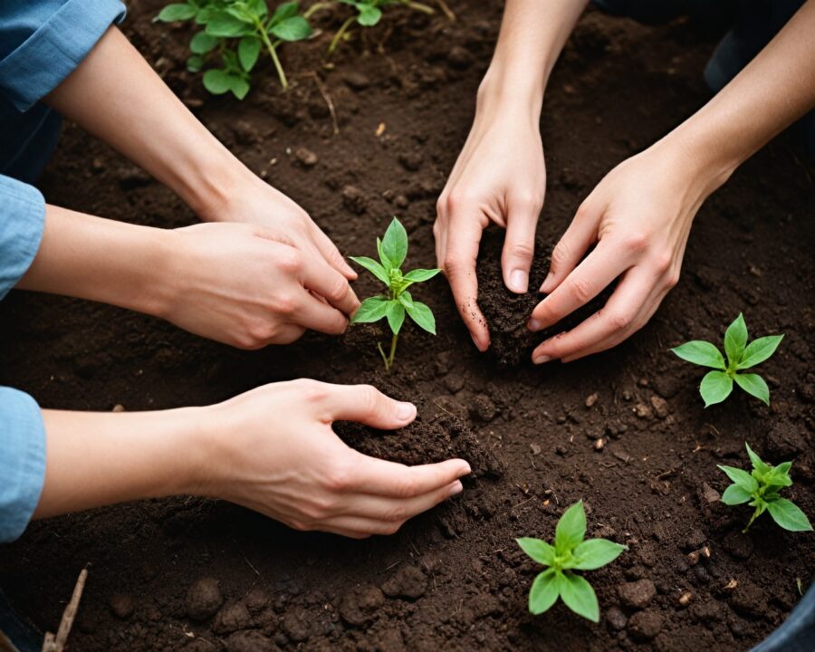 como transformar um espaço vazio em um jardim produtivo