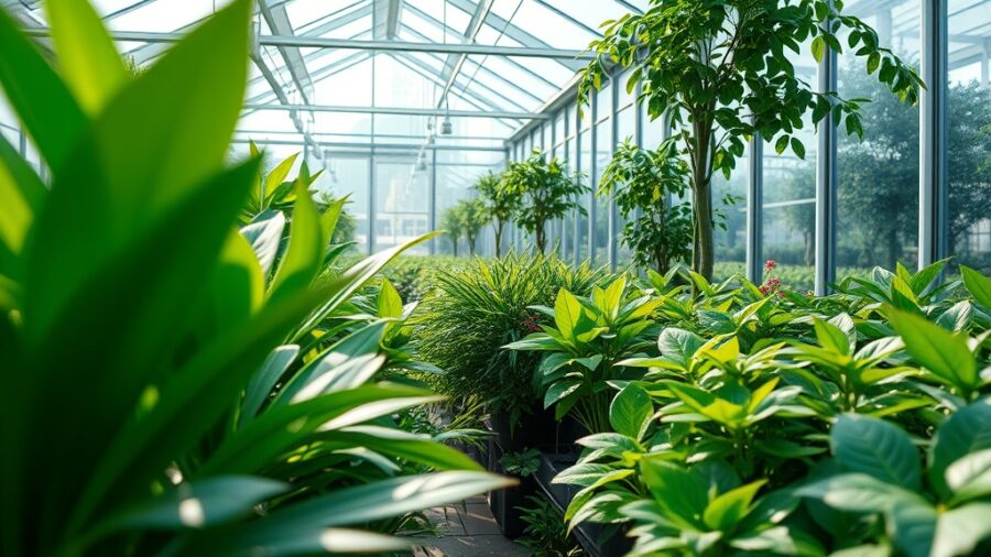 Jardim de Inverno: Cultivando Plantas em Estufas